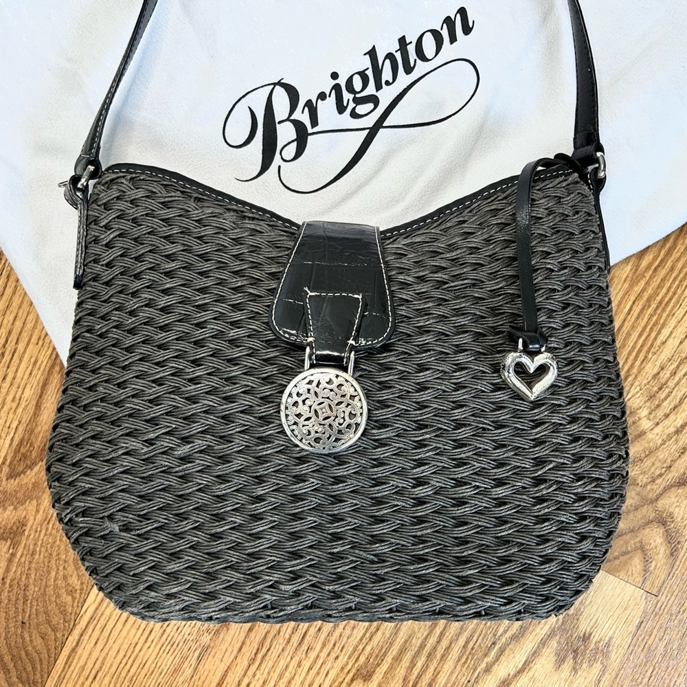 Brighton Vintage Woven Purse and Dust Bag